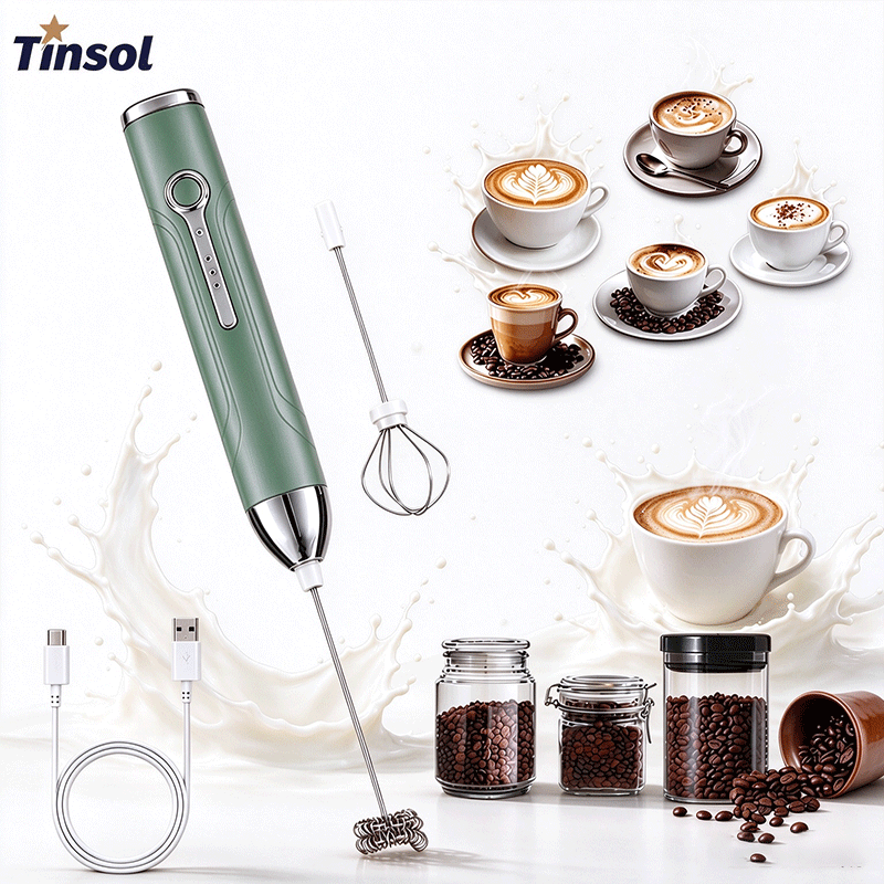 Portable Blender Usb Rechargeable - TINSOL – przenośny, bezprzewodowy spieniacz do