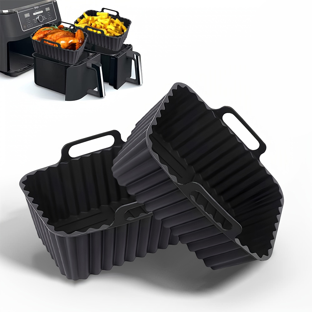 Air Fryer Silicone Pot Liner - 2 sztuki silikonowych wkładów do frytkownicy
