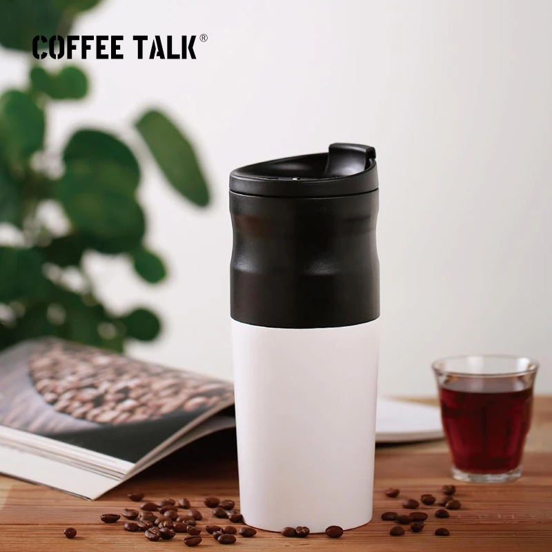 Coffee Bean Grinder Electric - Coffee Talk elektryczny kubek kawy ze