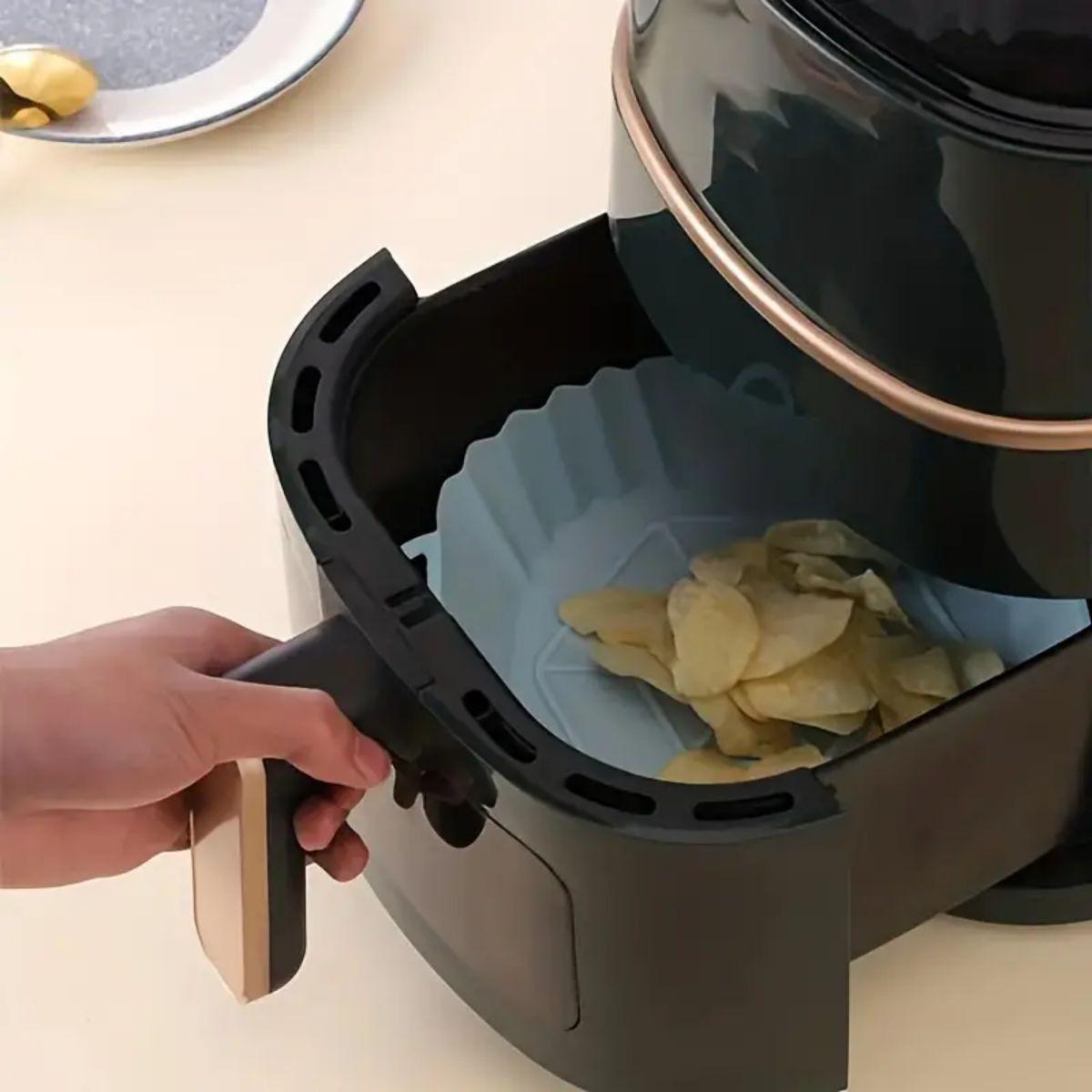 Wielorazowy silikonowy garnek  – Air Fryer Silicone Pot Liner recenzja i cena