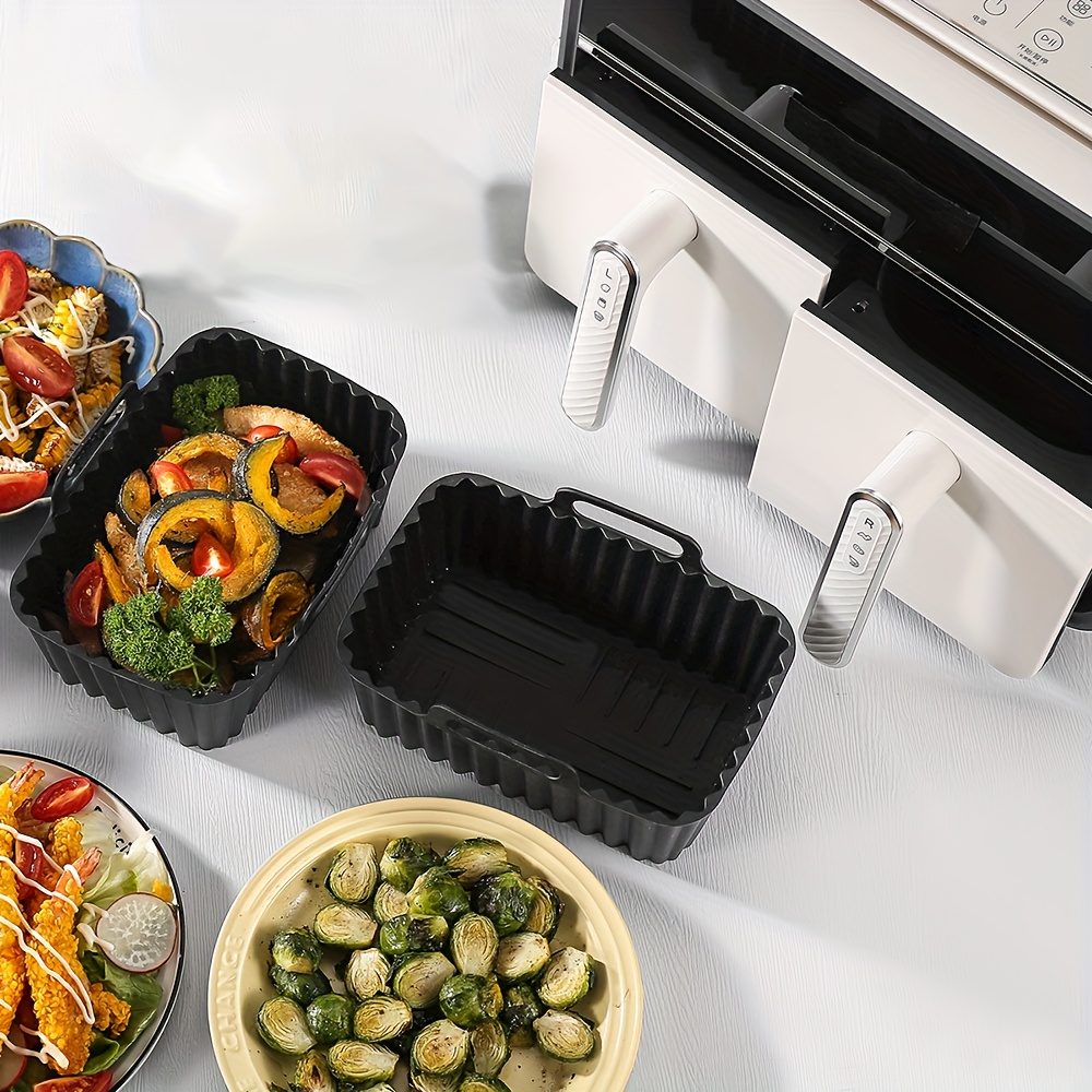 2 sztuki silikonowych wkładów  – Air Fryer Silicone Pot Liner recenzja i cena