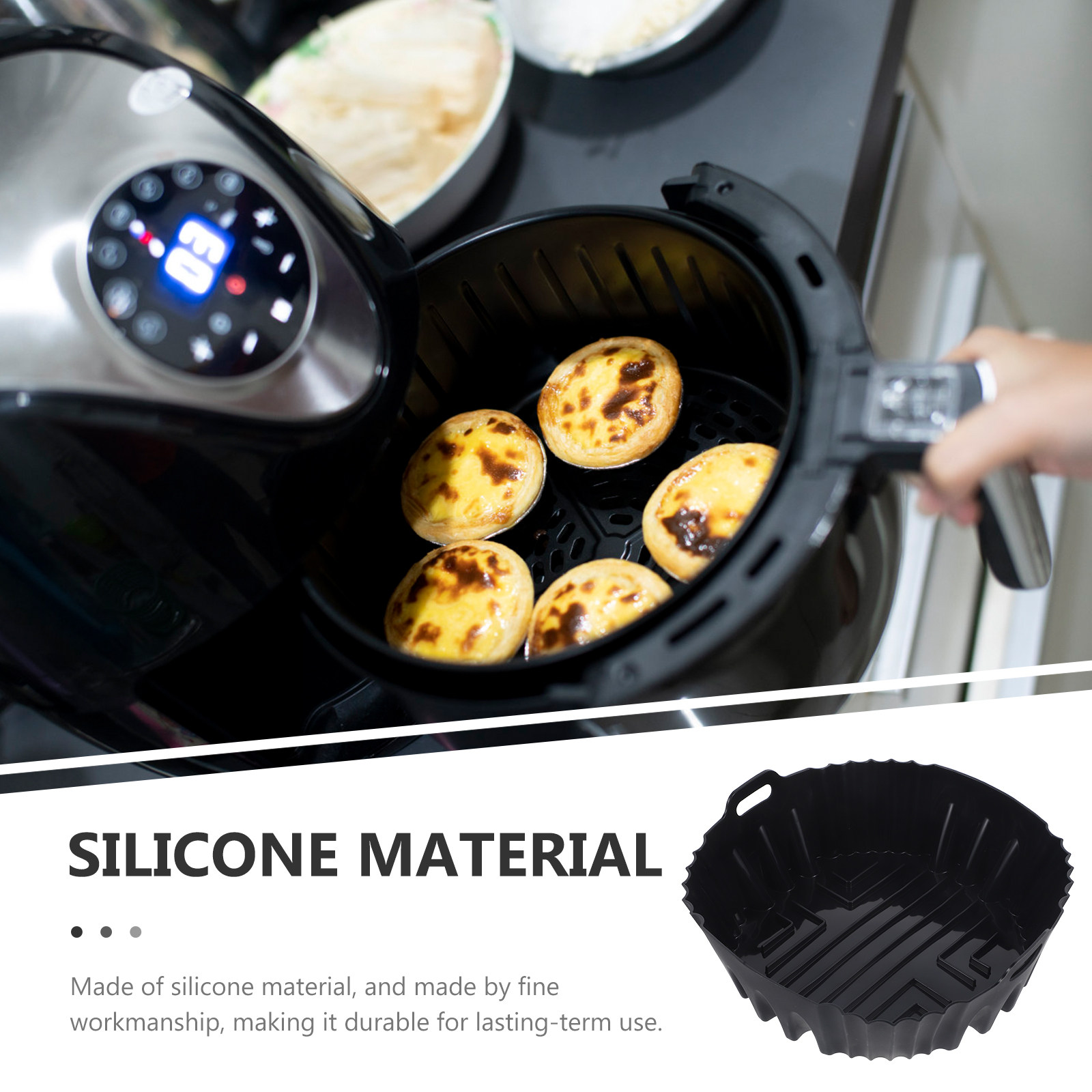 Silikonowa wkładka do frytkown – Air Fryer Silicone Pot Liner recenzja i cena