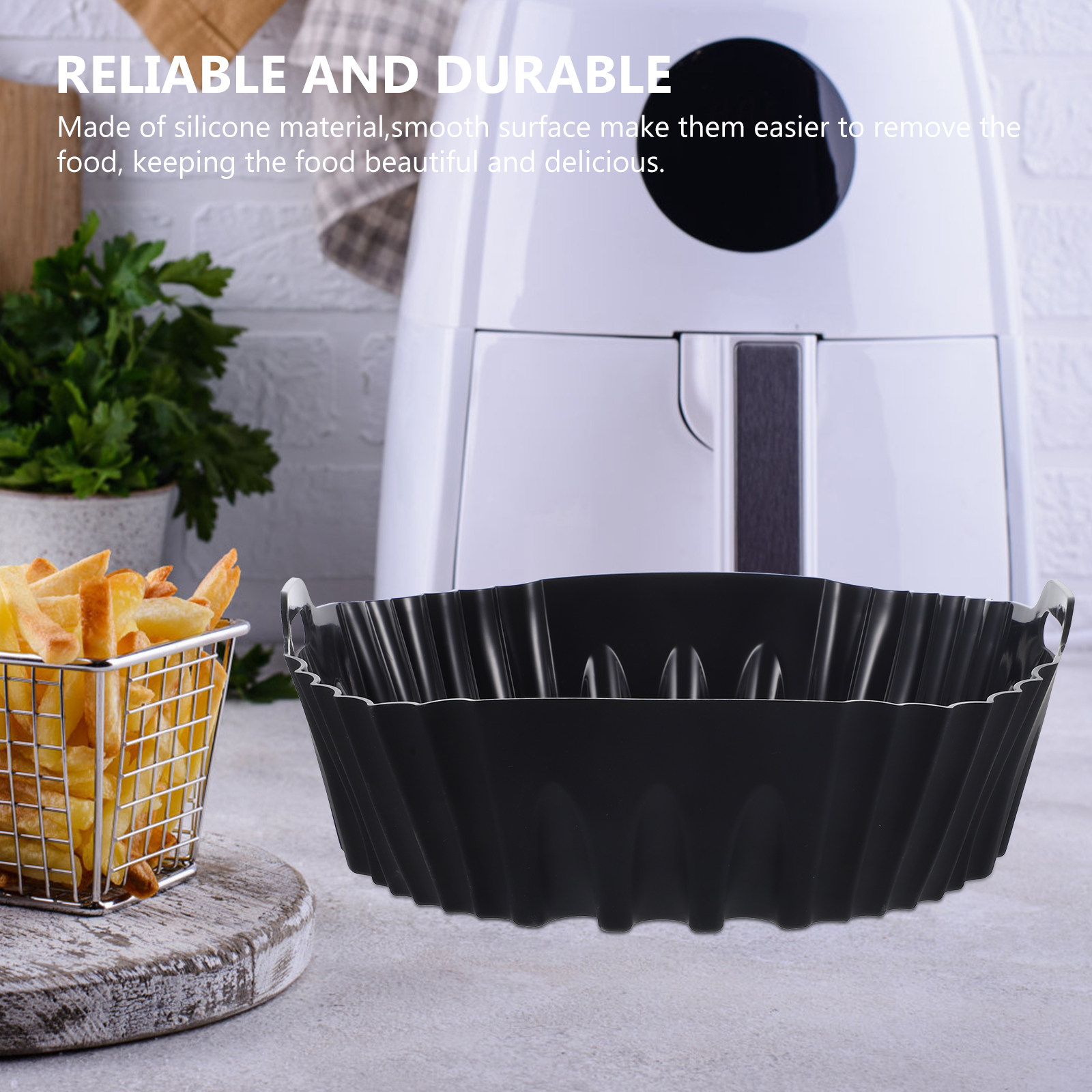 Silikonowa wkładka do frytkown – Air Fryer Silicone Pot Liner recenzja i cena