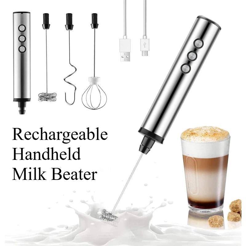 Elektryczny, przenośny spienia – Electric Milk Frother Handheld recenzja i cena