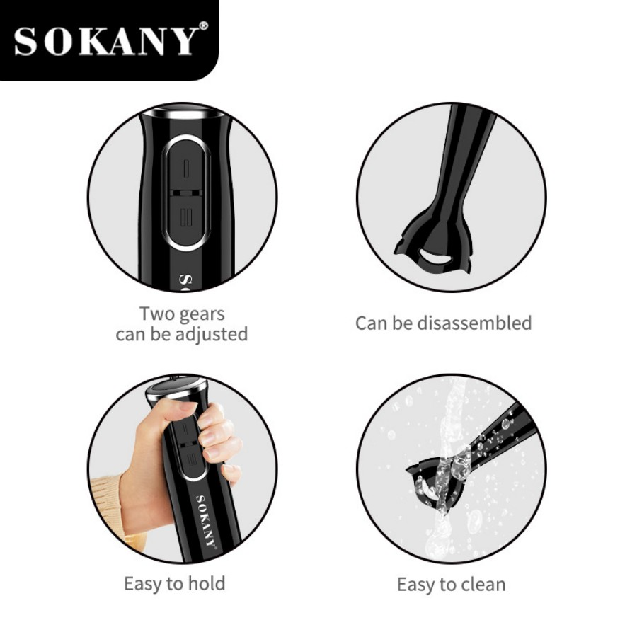 SOKANY SK-1724 – ręczny mikser – Immersion Hand Blender Set recenzja i cena