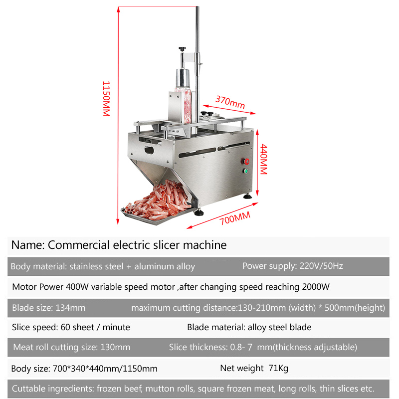 Elektryczna krajalnica do mięs – Automatic Meat Slicer Home recenzja i cena